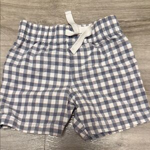 Carter's Blue and White Checkered Shorts